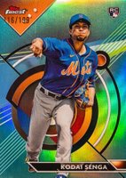 2023 Topps Finest #74 Kodai Senga Aqua Baseball Card