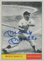 1986 Renata Galasso Don Mattingly #7 Mickey Mantle Baseball Card