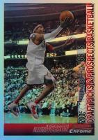 2005 Bowman Draft Picks & Prospect #100 Allen Iverson Chrome-Refractor Basketball Card