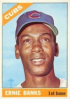 1966 Topps #110 Ernie Banks Baseball Card