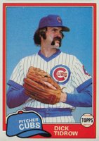 1981 Topps #352 Dick Tidrow Double print Baseball Card