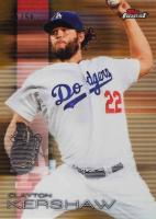 2016 Finest #50 Clayton Kershaw Gold Refractor Baseball Card