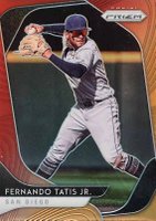 2020 Panini Prizm #193 Fernando Tatis Jr. Red/Orange Prizm Baseball Card