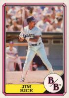 1987 Boardwalk & Baseball Top Run Makers #5 Jim Rice Baseball Card