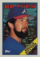 1988 Topps #155 Bruce Sutter Baseball Card