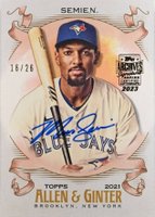 2023 Topps Archives Signature Series #169 Marcus Semien 2021 Topps Allen & Ginter Baseball Card