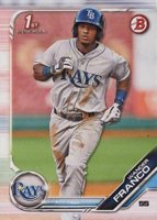 2019 Bowman Paper Prospects #BP100 Wander Franco Baseball Card