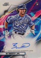 2022 Topps Cosmic Chrome Autographs #BW Bobby Witt Jr. Baseball Card