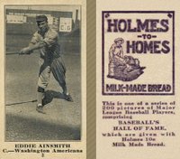 1916 Holmes for Homes Bread #3 Eddie Ainsmith Baseball Card