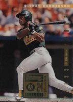 1996 Donruss Press Proof #61 Rickey Henderson Baseball Card