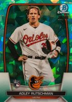 2023 Bowman Chrome Sapphire Edition #17 Adley Rutschman SP-Aqua Baseball Card