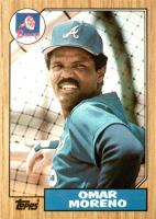 1987 Topps Tiffany #214 Omar Moreno Baseball Card