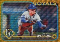 2024 Topps Chrome #120 Bobby Witt Jr. Gold Wave Baseball Card