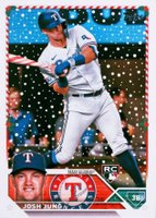 2023 Topps Holiday #H120 Josh Jung SP Baseball Card
