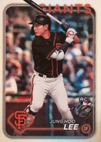 2024 Topps #691 Jung Hoo Lee Rainbow Foil Baseball Card