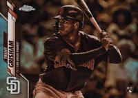 2020 Topps Chrome #101 Trent Grisham Sepia Refractor Baseball Card
