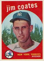 1959 Topps #525 Jim Coates Baseball Card