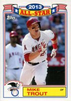 2014 Topps Archives 1987 Topps All-Stars #87-MT Mike Trout Baseball Card