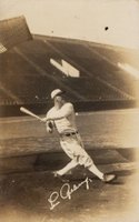 1931 Bromides JBR105 Yuasa & Co. U.S. Tour of Japan # Lou Gehrig End Swing/Empty Stands Baseball Card