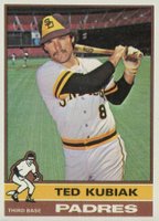 1976 Topps #578 Ted Kubiak Baseball Card