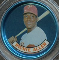 1965 Old London Coins # Richie Allen Baseball Card