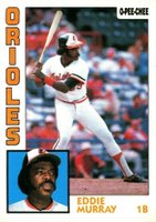 1984 O-Pee-Chee #240 Eddie Murray Baseball Card