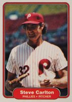 1982 Fleer #243 Steve Carlton Baseball Card