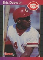 1989 Donruss #80 Eric Davis Baseball Card