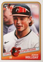 2024 Topps Throwback Thursday #104 Jackson Holliday Baseball Card
