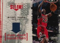 2005 Upper Deck Slam Dunk Swatches #SL-MJ Michael Jordan Basketball Card