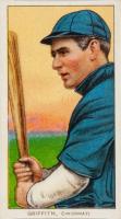 1909 White Borders Polar Bear #195 Clark Griffith Batting Baseball Card