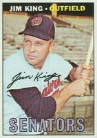 1967 Topps #509 Jim King Baseball Card
