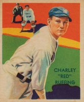 1934 Diamond Stars  #60 Charley (Red) Ruffing Baseball Card
