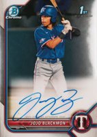 2022 Bowman Chrome Prospect Autographs #CPAJBN Jojo Blackmon Baseball Card