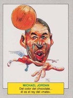 1990 Ediciones Este Karikatas Y Chistorretas #34 Michael Jordan Basketball Card