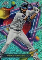 2023 Topps Cosmic Chrome #31 Riley Greene Aqua Equinox Baseball Card