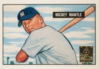 1996 Topps Mantle Reprint #1 1951 Bowman Reprint Baseball Card