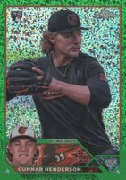2023 Topps Chrome Update #USC208 Gunnar Henderson SP-Green Speckle Baseball Card