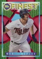 2022 Topps Finest Flashbacks #153 Max Kepler Red Refractor Baseball Card