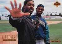 1996 Upper Deck V.J. Lovero Collection #VJ4 Barry Bonds Baseball Card