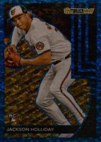 2024 Topps Update Topps Black Gold #BG24 Jackson Holliday Blue Baseball Card