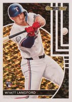 2024 Topps Update Topps Black Gold #BG10 Wyatt Langford Baseball Card