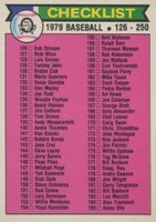 1979 O-Pee-Chee #242 Checklist (126-250) Baseball Card