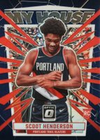 2023 Panini Donruss Optic My House #20 Scoot Henderson Purple Basketball Card