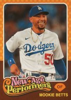 2024 Topps Heritage New Age Performers #NAP23 Mookie Betts Baseball Card