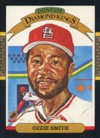 1987 Leaf #5 Ozzie Smith Diamond Kings Baseball Card