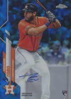 2020 Topps Chrome Sapphire Edition Rookie Autographs #CSAAT Abraham Toro Baseball Card