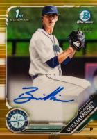 2019 Bowman Draft Chrome Draft Picks Autograph #CDABWI Brandon Williamson Gold Refractor Baseball Card