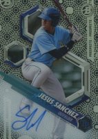 2018 Bowman High Tek #JS Jesus Sanchez Autograph Baseball Card