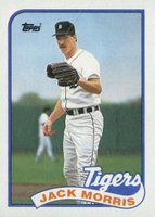 1989 Topps #645 Jack Morris Baseball Card
